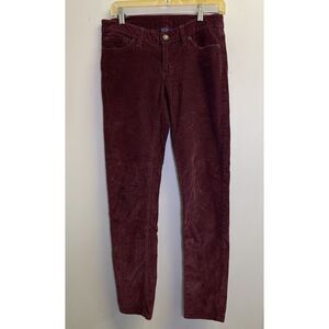 Patagonia Women's Size 28 Corduroy Pants‎ Burgundy Red 31" Inseam Worn Wear